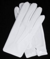 Traditional gentleman´ s white  gloves